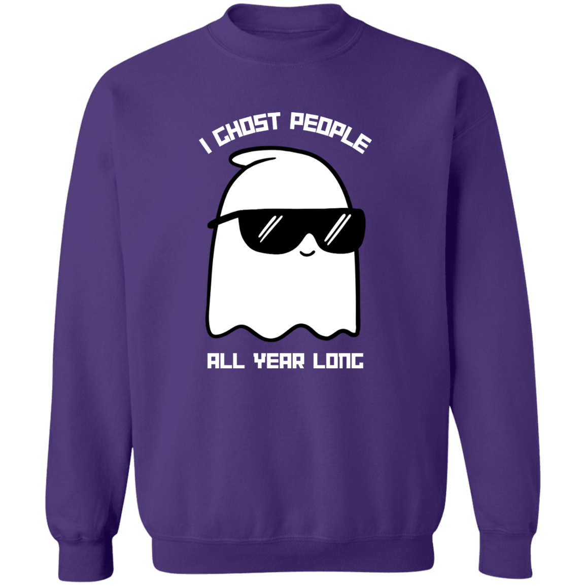 I Ghost People Halloween Pullover Sweatshirt