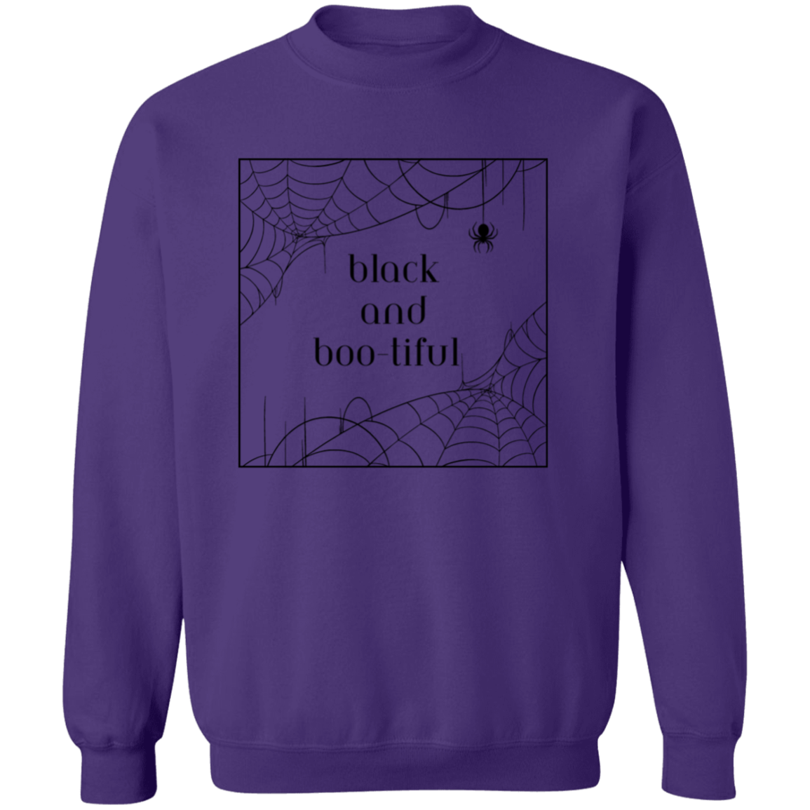 Black & Bootiful Halloween Pullover Sweatshirt