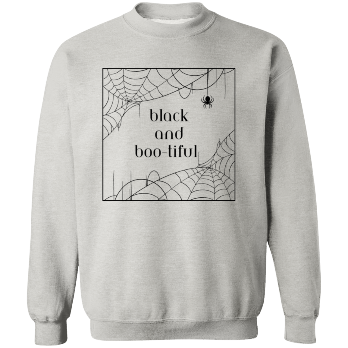 Black & Bootiful Halloween Pullover Sweatshirt