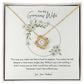 Love Knot Necklace - For My Gorgeous Wife
