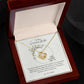 Love Knot Necklace - For My Gorgeous Wife