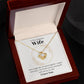 Love Knot Necklace - To My Gorgeous Wife