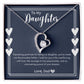 Forever Love Necklace - To My Daughter (Love Dad)