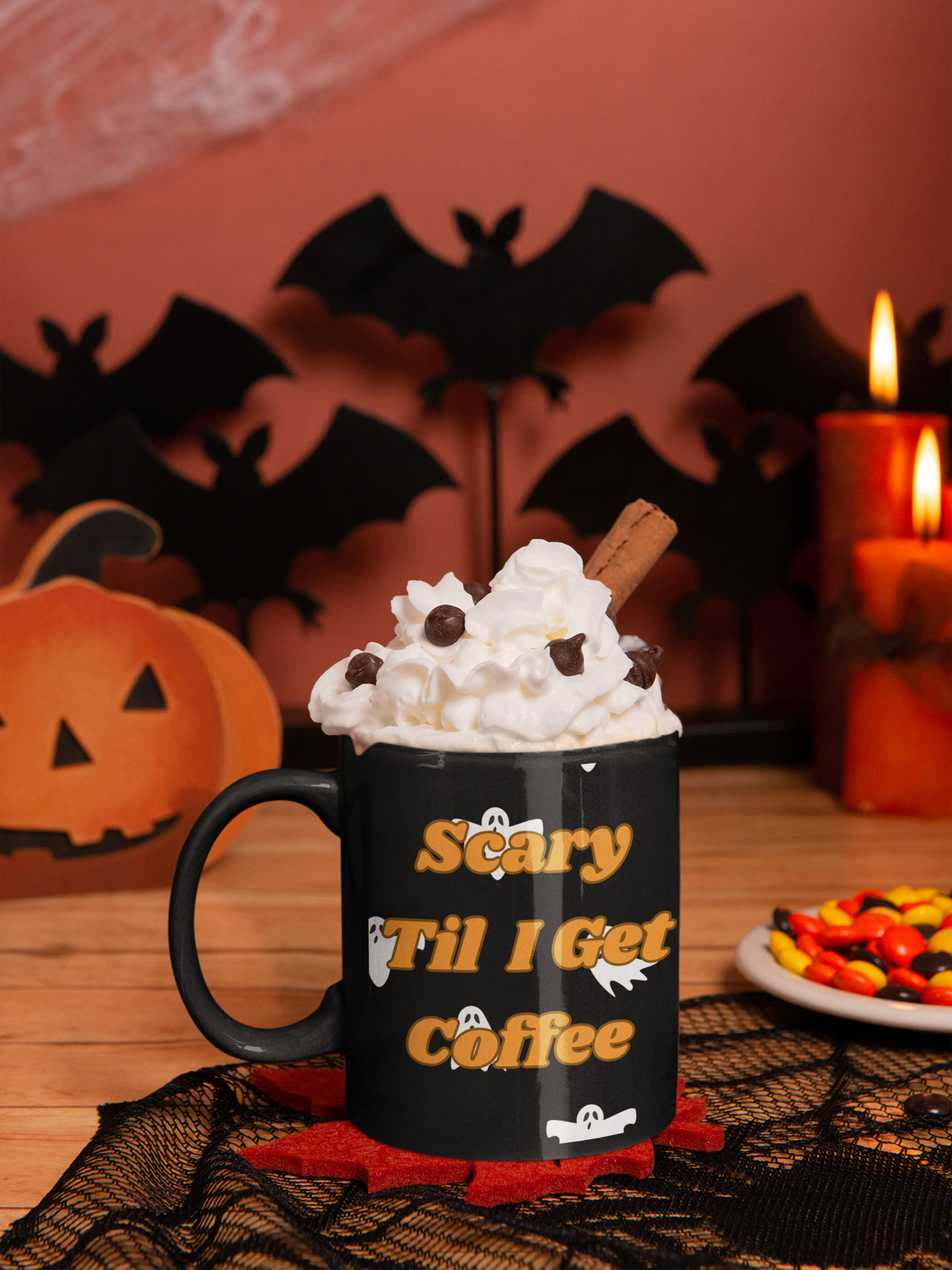 Scary Coffee Halloween Mug