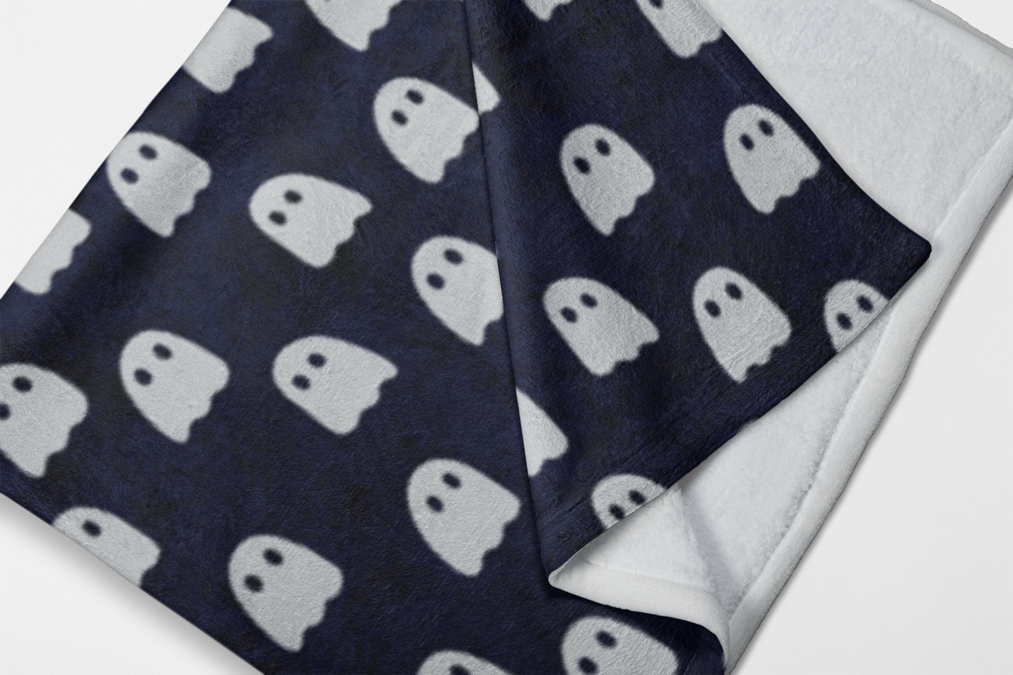 Ghost Halloween Cozy Plush Fleece Blanket - 50x60