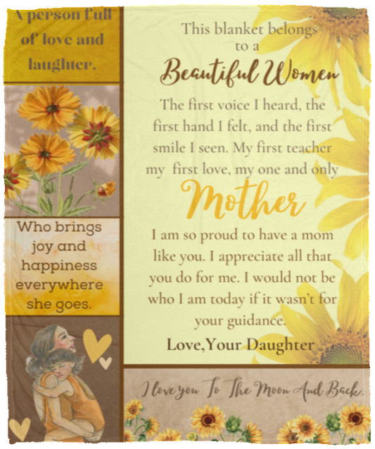 Belongs To Mother Cozy Plush Fleece Blanket - 50x60