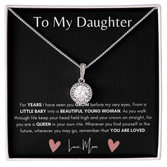Eternal Hope Necklace - To My Daughter (Love Mom)