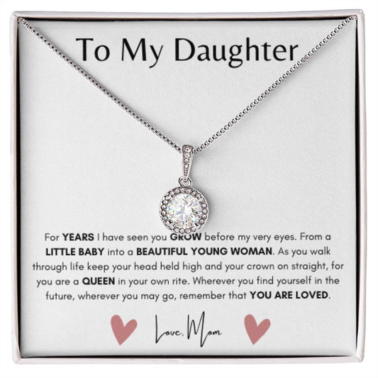 Eternal Hope Necklace - To My Daughter (Love Mom)