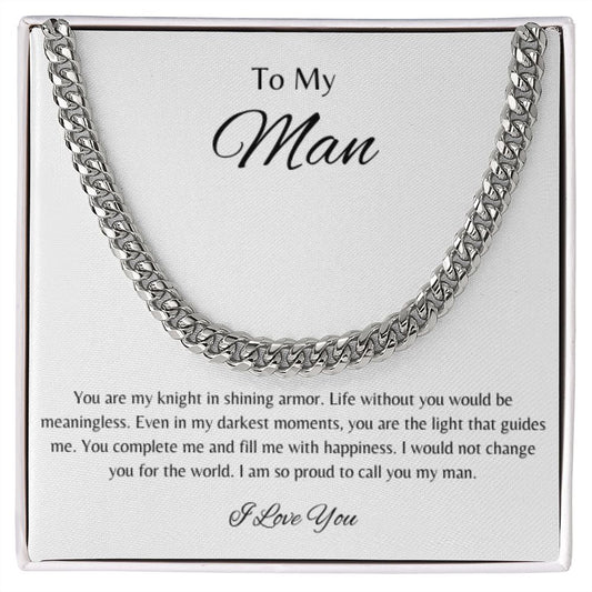 Cuban Link Chain - To My Man