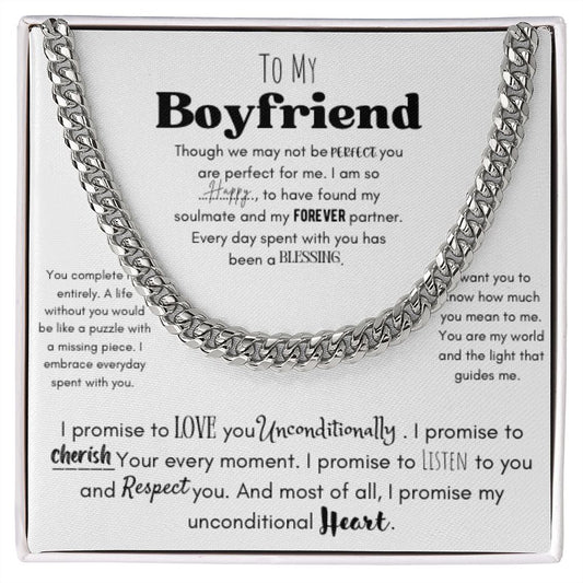 Cuban Link Chain - To My Boyfriend