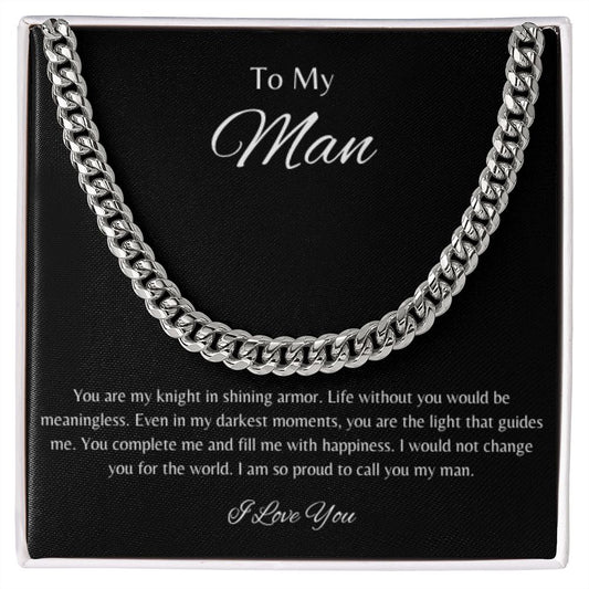 Cuban Link Chain - To My Man