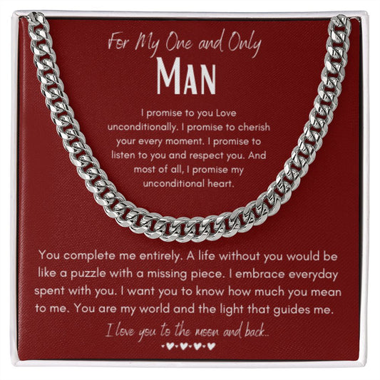 Cuban Chain Link - For My One and Only Man