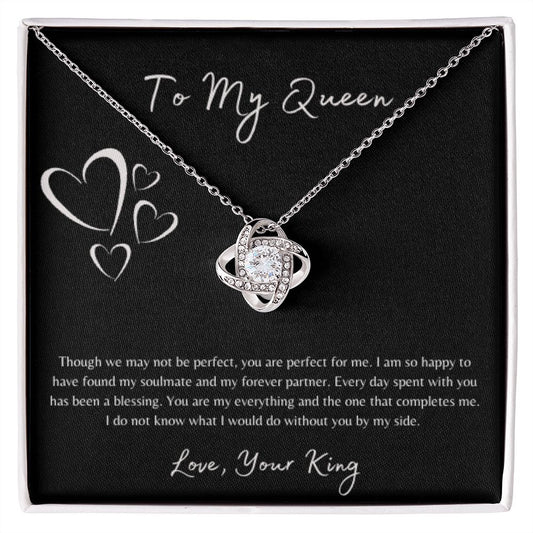 Love Knot Necklace - To My Queen