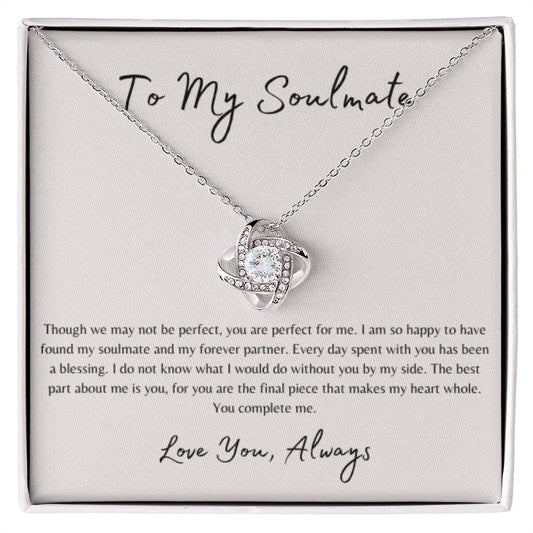 Love Knot Necklace - To My Soulmate
