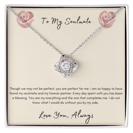 Love Knot Necklace - To My Soulmate