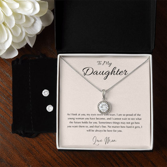 Eternal Hope Necklace - To My Daughter (Love Mom)