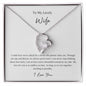 Forever Love Necklace - To My Wife