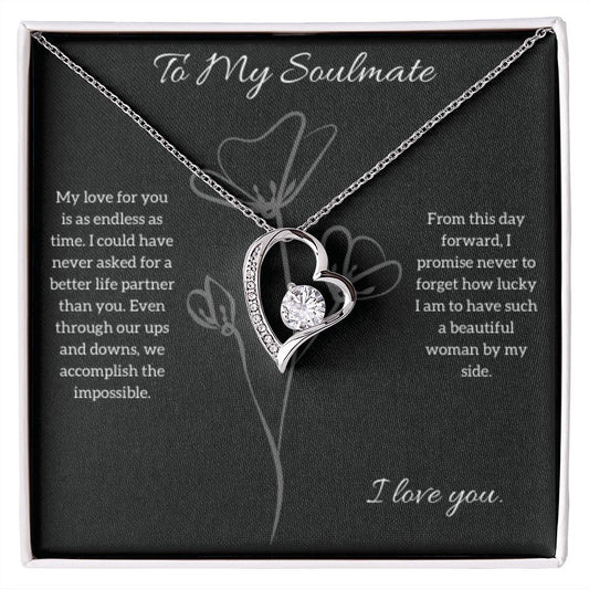 Forever Love Necklace - To My Soulmate