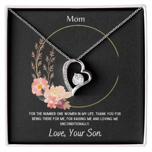 Forever Love Necklace - For Mom (Love, Your Son)