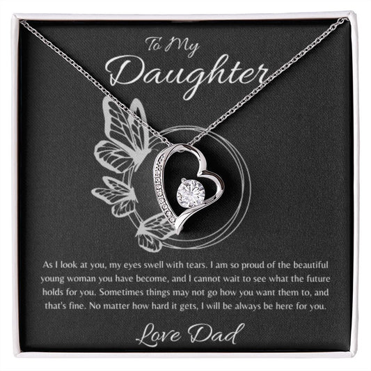 Forever Love Necklace - To My Daughter (Love Dad)