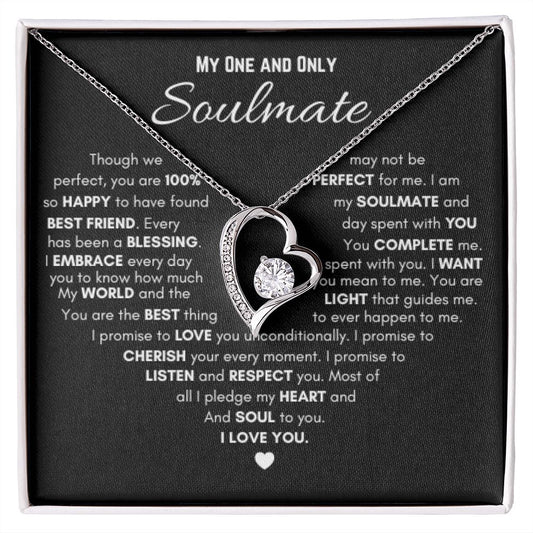 Forever Love Necklace - My One and Only Soulmate