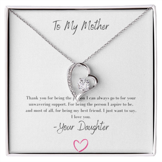Forever Love Necklace - To My Mother (From Daughter)
