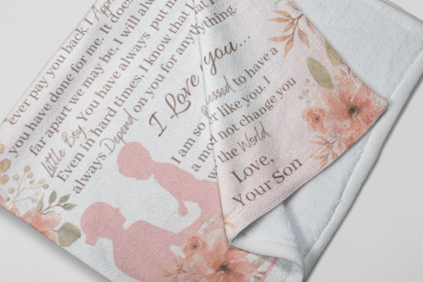 To My Mother Plush Fleece Blanket - 50x60