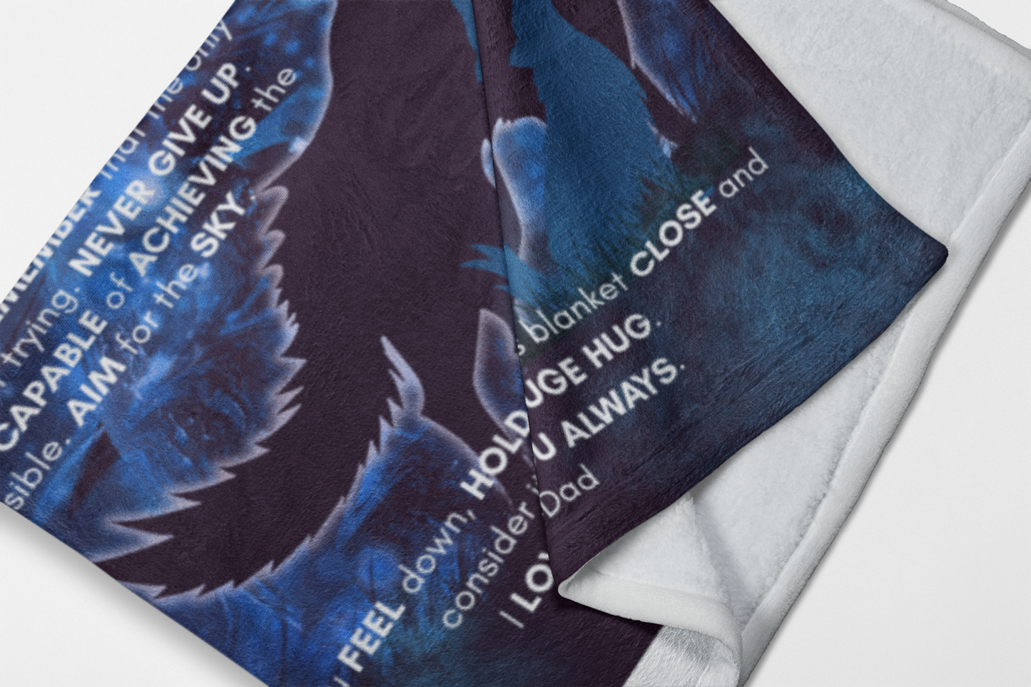 To My Son Cozy Plush Fleece Blanket - 50x60